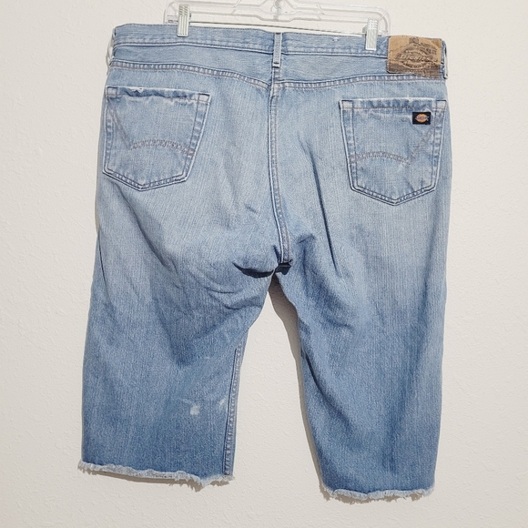 Dickies Shorts 100% Cotton Denim Relaxed Fit Skate Jorts Y2K Men’s Size 40 - Picture 7 of 13